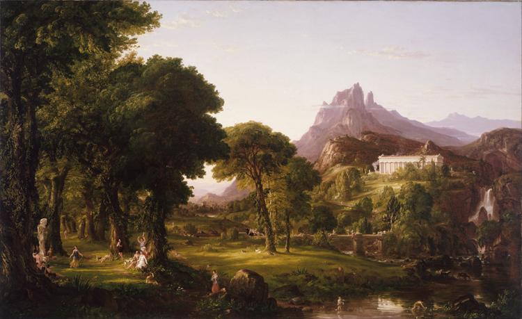 Thomas Cole Dream of Arcadia (mk13) oil painting picture